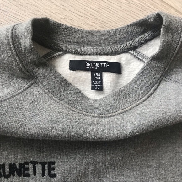 Brunette the Label crew neck sweatshirt - Picture 3 of 4